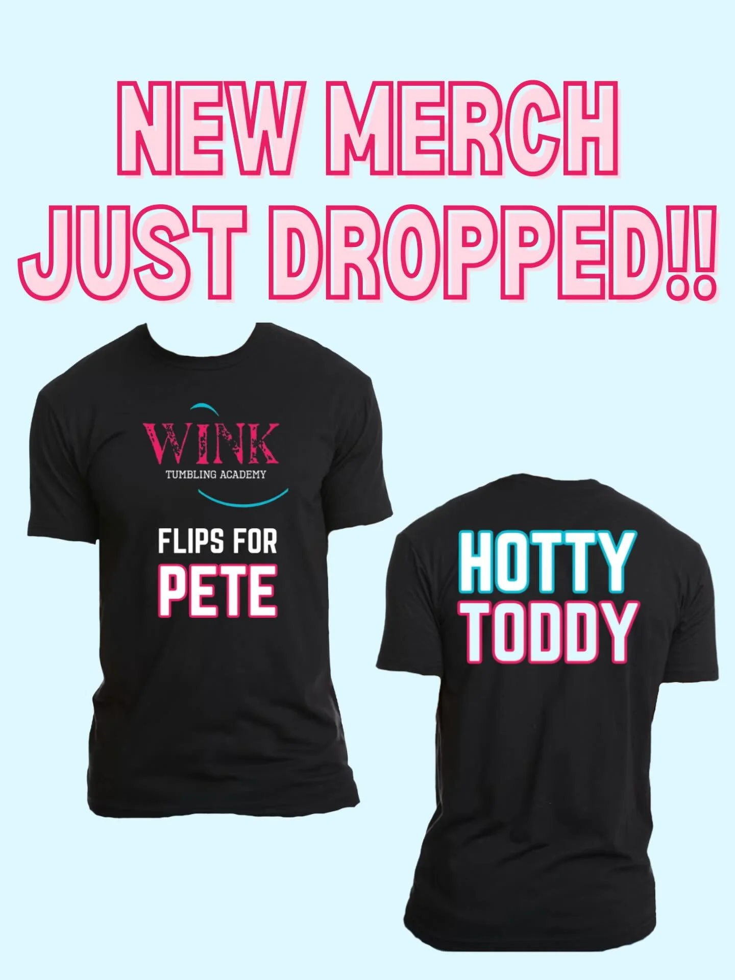 NEW merch is online just in time to support the Rebs at the Fiesta Bowl!! HOTTY TODDY🩵🩵🩵