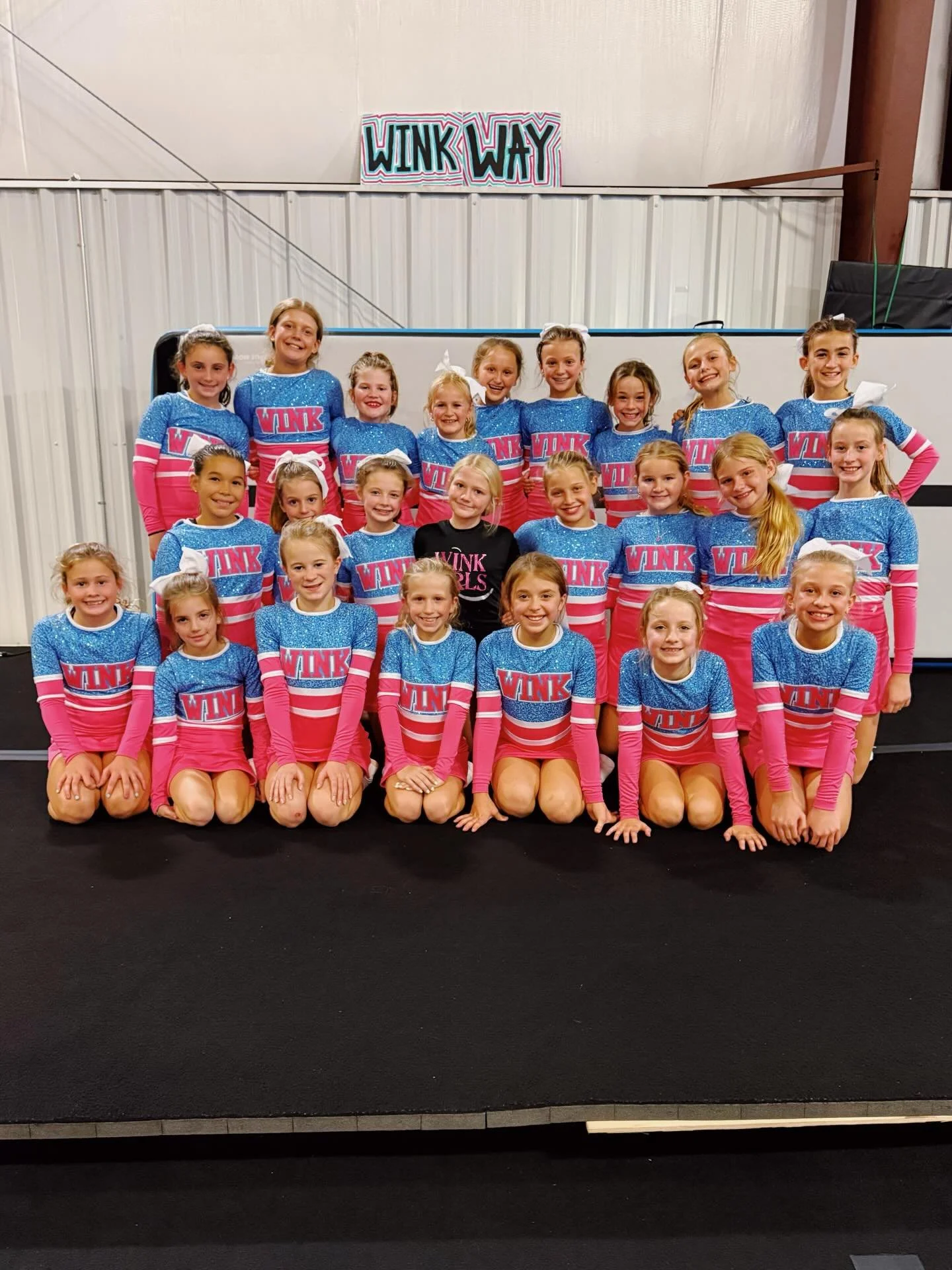 Our WINK Girls performance team performs tomorrow at the Ole Miss vs. Missouri Men&rsquo;s basketball game!!! Come support them and the REBS!!🩷🩵🤸&zwj;♀️