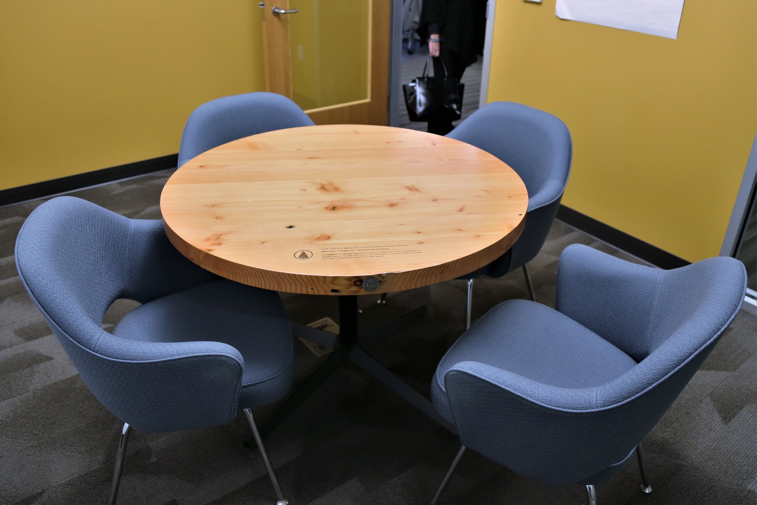 Custom conference table, desk, and office furniture