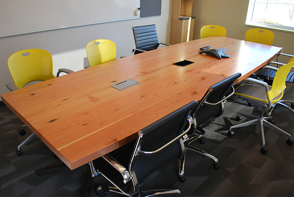 Custom conference table, desk, and office furniture