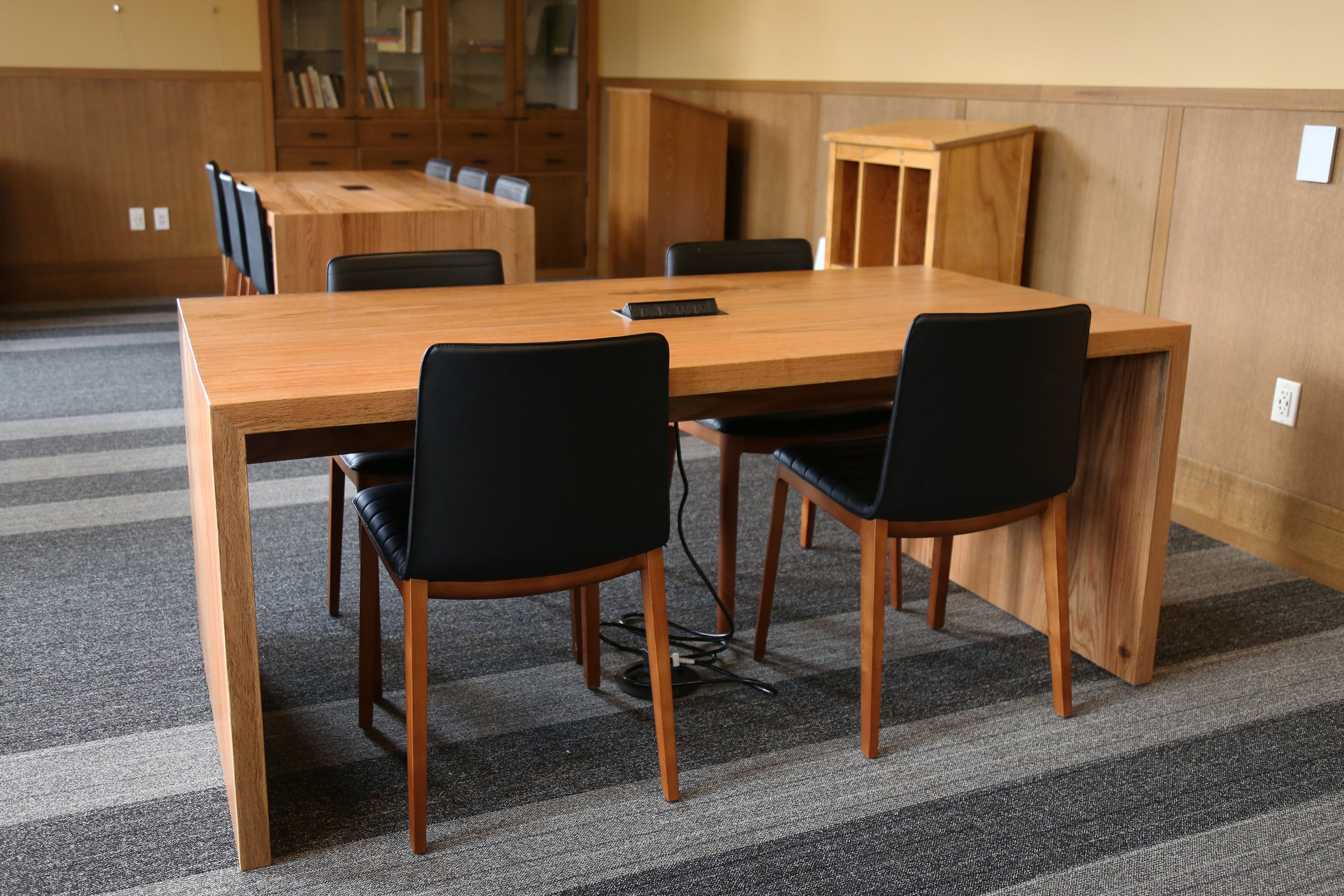 Custom conference table and desk
