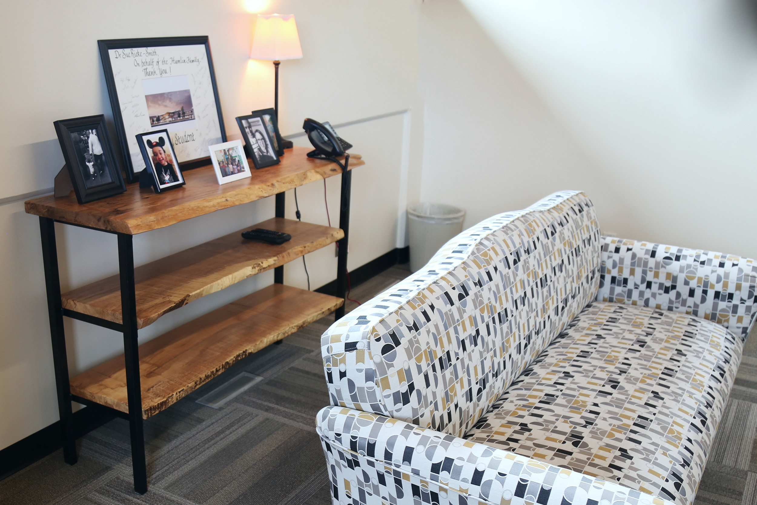 Live edge custom office furniture