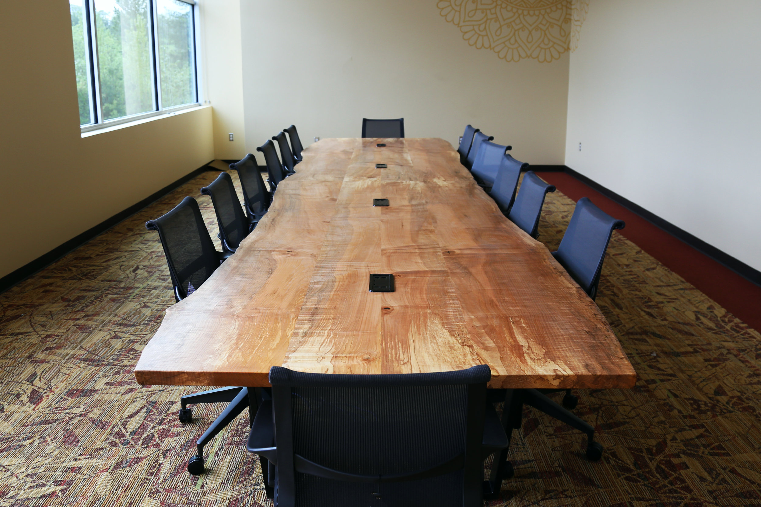 Custom conference table, desk, and office furniture