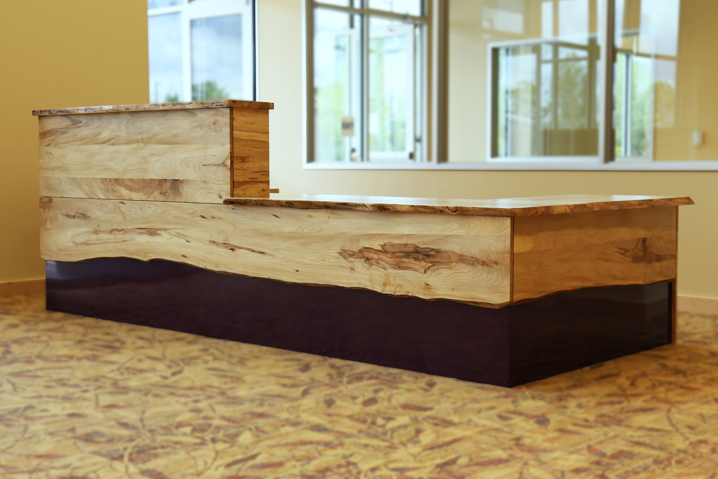 Custom conference table, desk, and office furniture