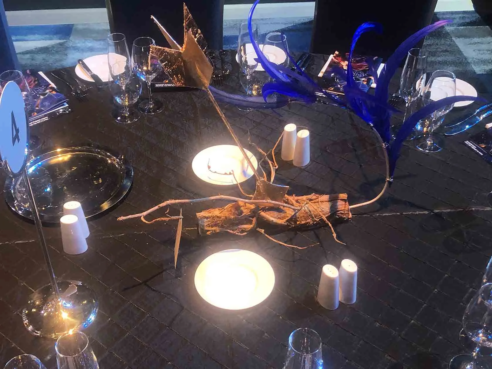 Gold Arrow on table