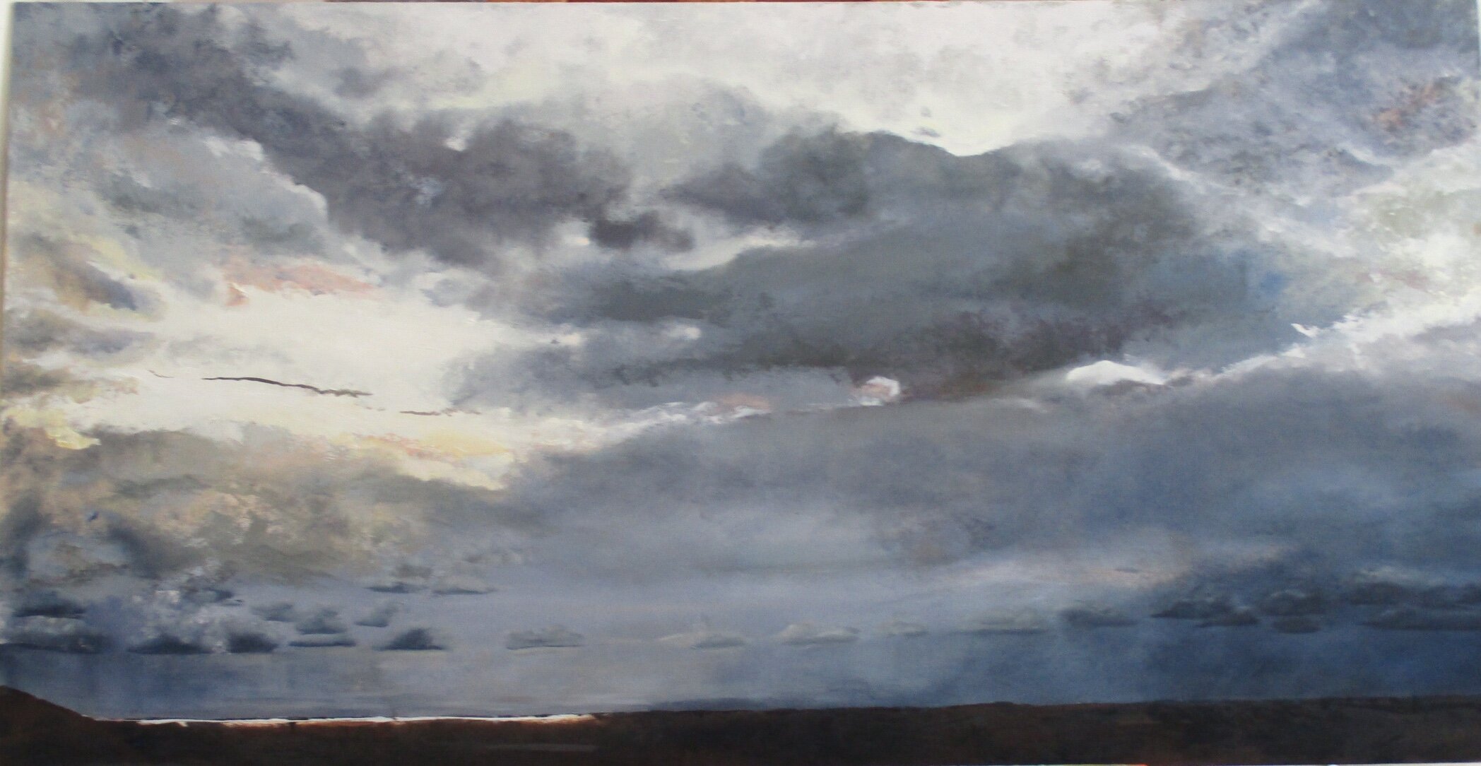 Climate Shift, Oil on Panel, 24" x 46"