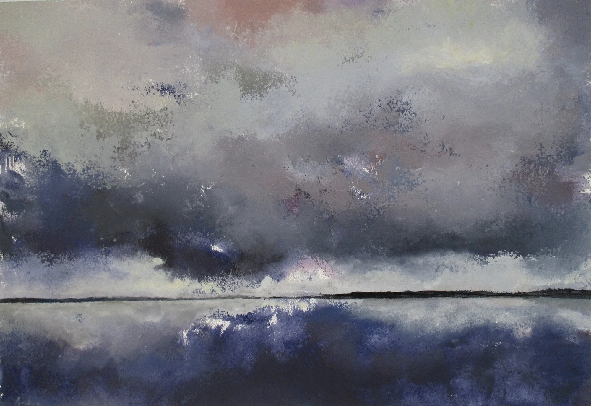 Sky 412 Morning Glow  oil on oil paper 16 x 11 412.jpeg