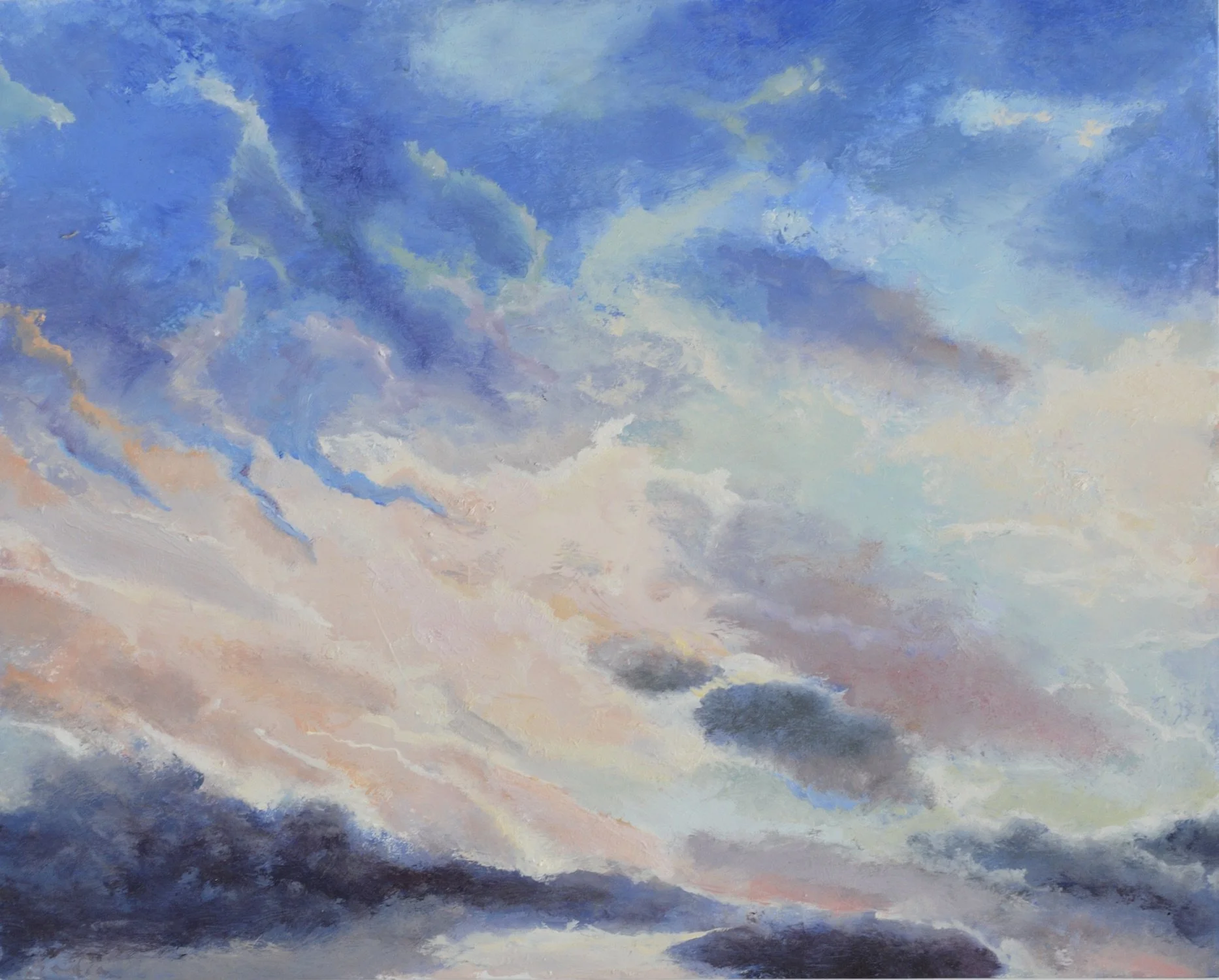 613 Blending Clouds and Water Oil on M Panel 8x10.JPG