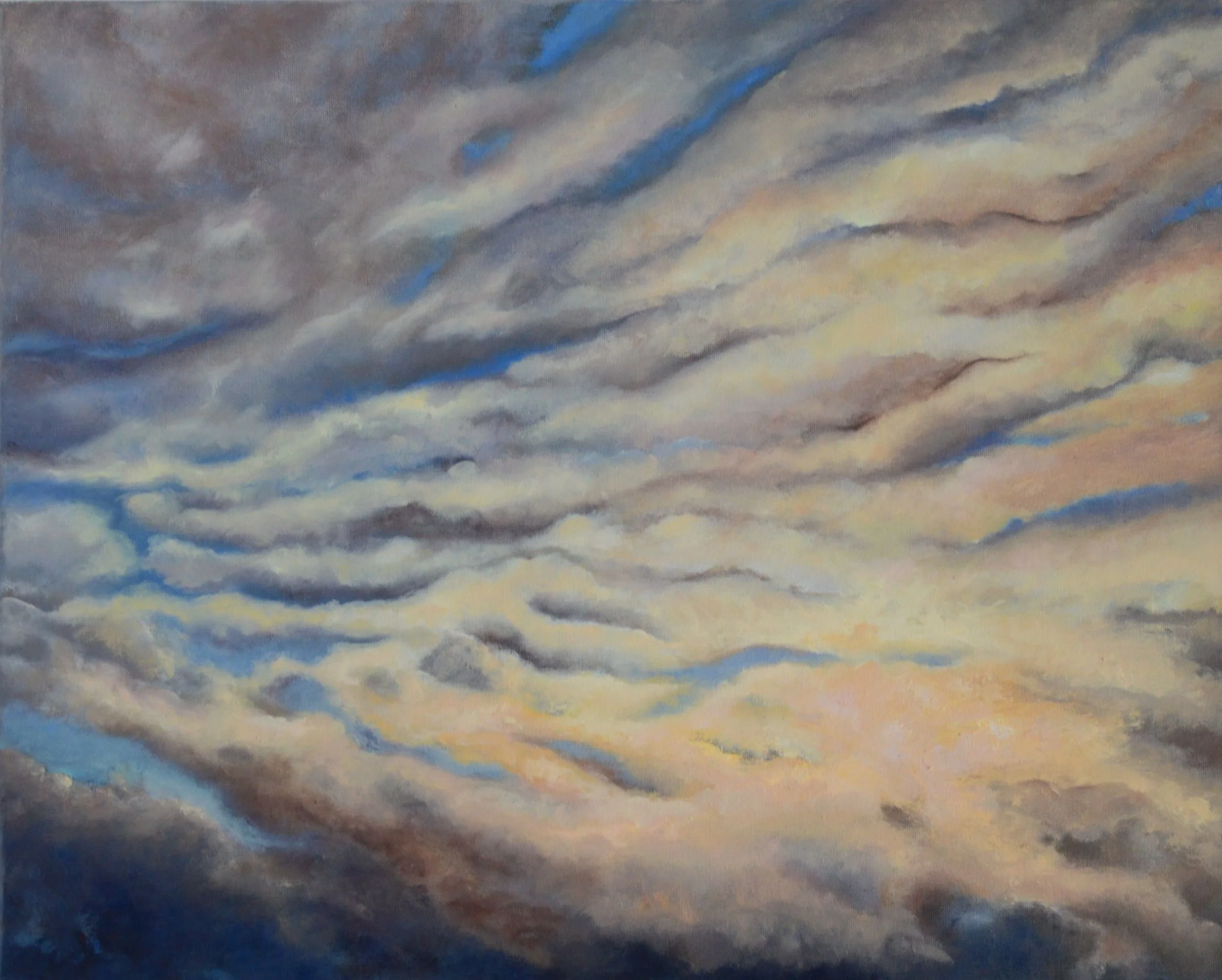 635.Cascading CloudsI.oil on canvas16x20.JPG