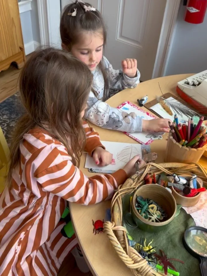 We are so lucky to get to witness children&rsquo;s imagination through play every day 💭✨

In our Pre-K &amp; Kindergarten classroom the children take it a step further in their imaginative play by using their writing skills as a tool. Creating books