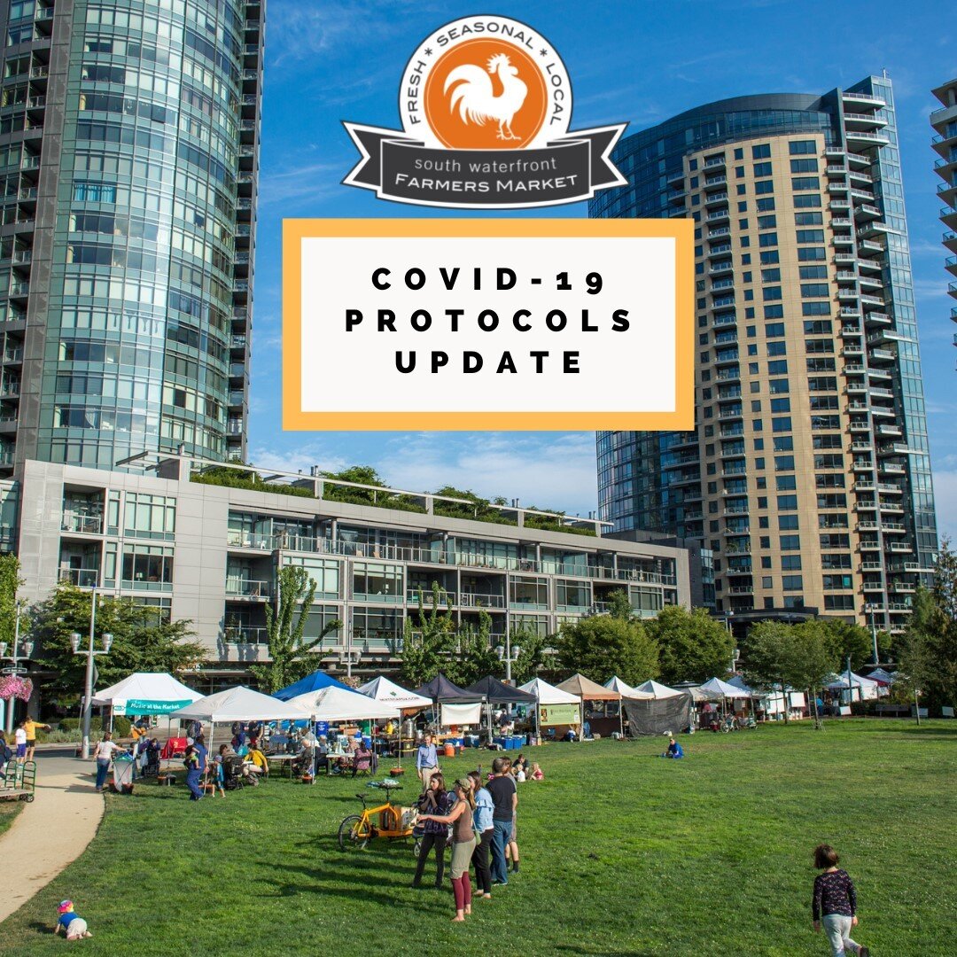 Ch-ch-changes! Fortunately, the time has come for Oregon to lift its COVID-19 restrictions today. 

Starting this Thursday, you can expect to see the following two major changes at the at the South Waterfront Farmers Market:

1️⃣ Return to Former Mar