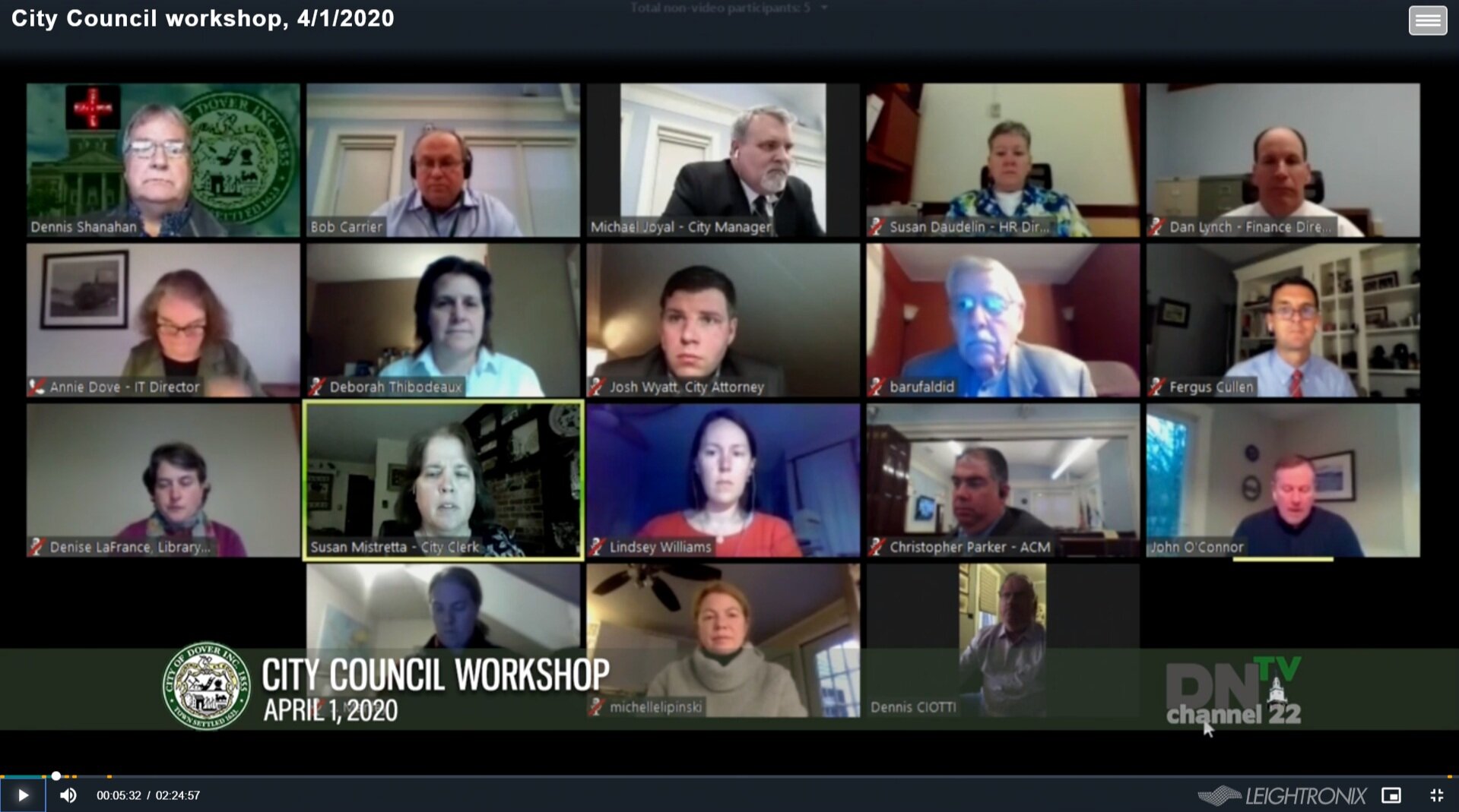 Update on First Budget Workshop in New Reality