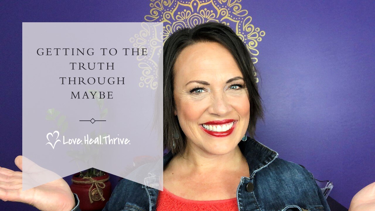 Getting to the truth through "maybe."