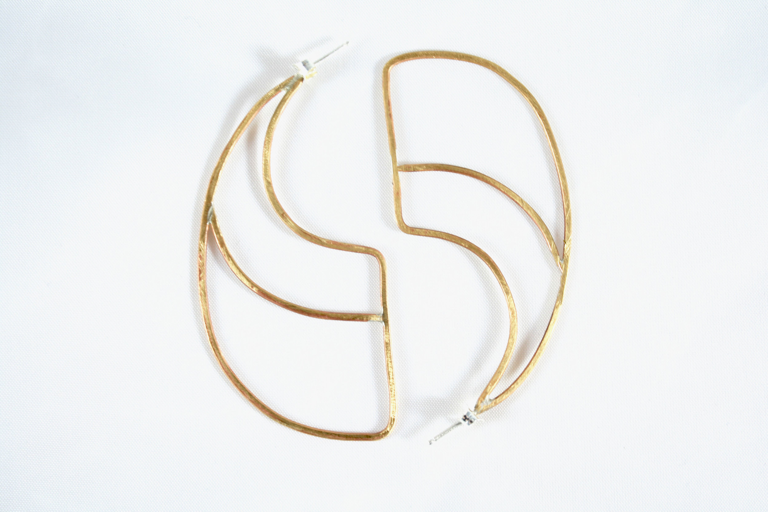 Cleo half-hoops