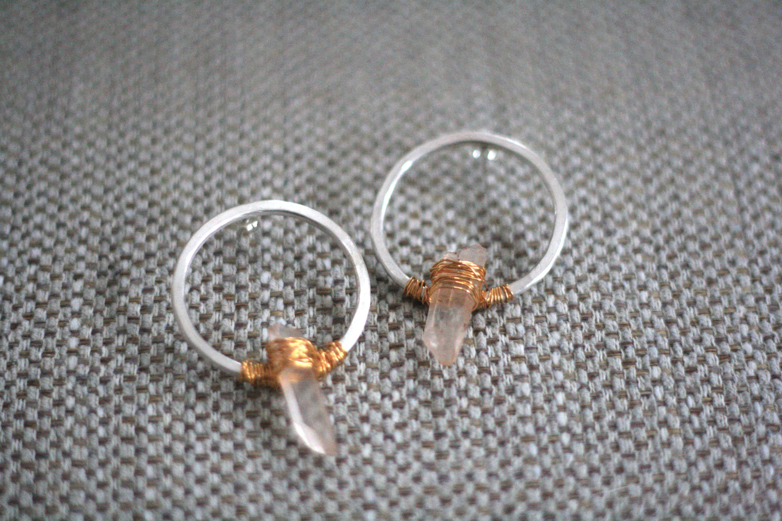 Crystal Hoops