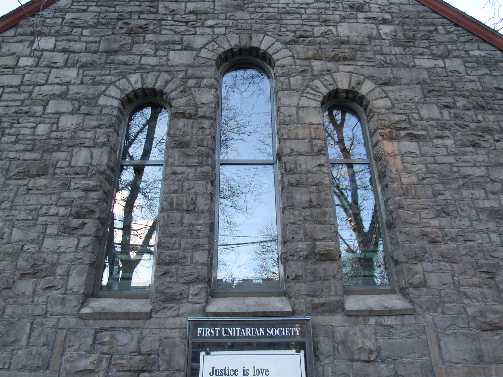 Stained Glass Protection for Ithaca First Unitarian Society — Bovard