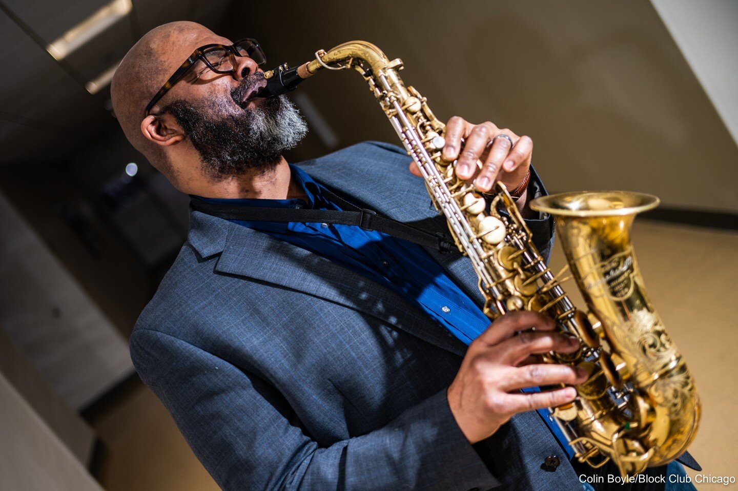 Hanging out with Frank Logan certainly was a highlight of my week. Hearing his story was incredibly inspiring, and his energy was equally motivating. // &quot;After 30-Year Break From School, This Sax-Playing South Side Grandpa Is Set To Graduate
Fra