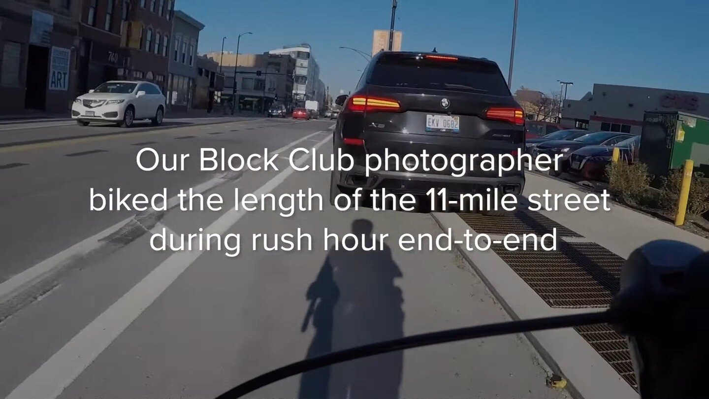 I'm incredibly honored to have won the Peter Lisagor Award for Best Use of Feature Video here in my hometown of Chicago.

I strapped a GoPro to my bike &amp; rode Milwaukee Ave end-to-end, recording the journey + the numerous bike lane obstructions. 