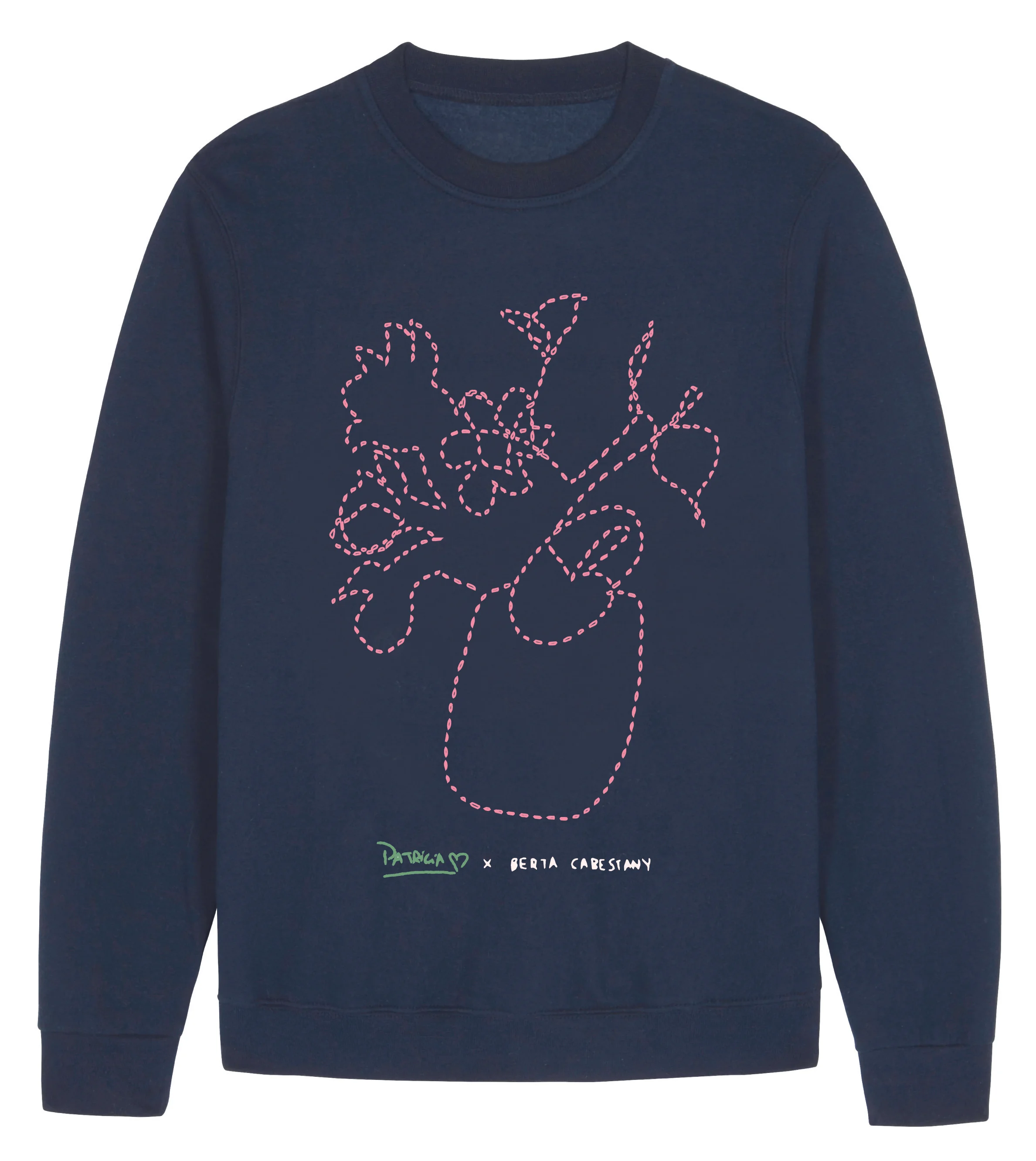 Bespoke BLIND DRAWING sweatshirt