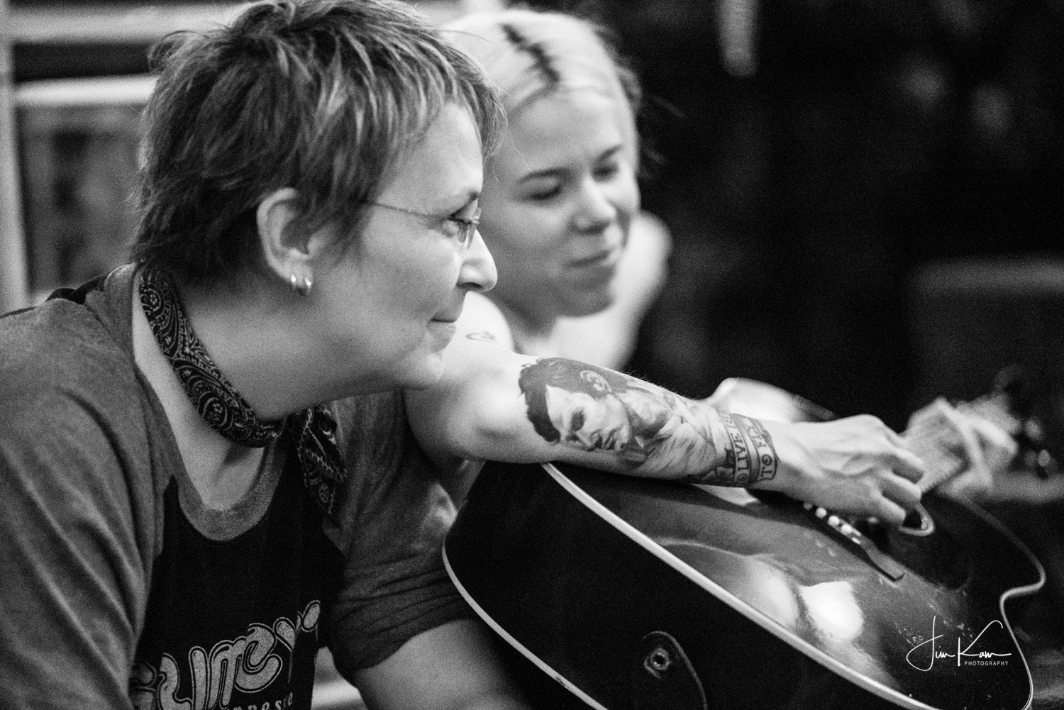  Mary Gauthier &amp; Jaimee Harris. Both performed on the MainStage this year. Mary is a veteran performer and writer. Jaimee was recently named Austin360 artist of the month by the Austin American Statesman. 