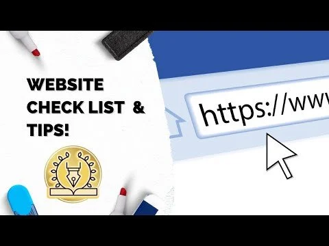 Website check list and tips coaching call