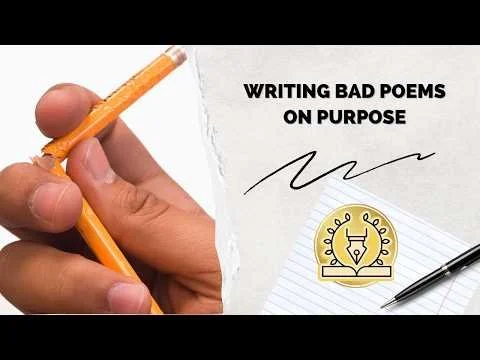 Writing bad poems on purpose