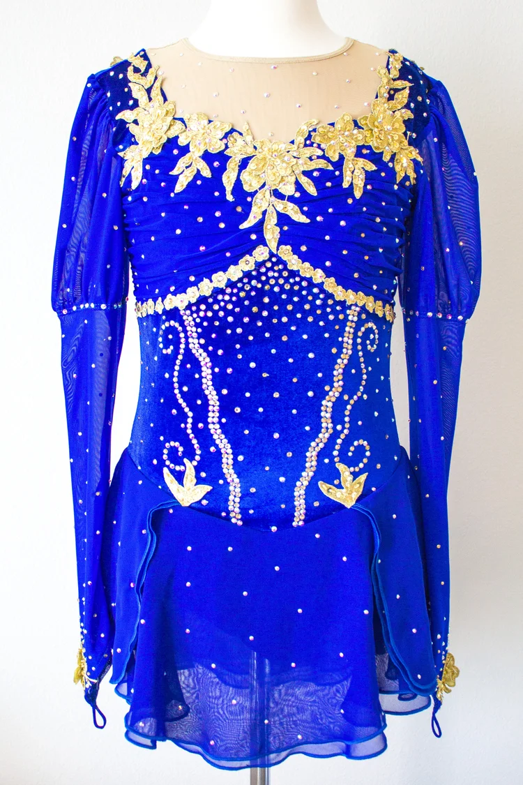 formal gold dress for women Competition Figure Skating Dress - Any color