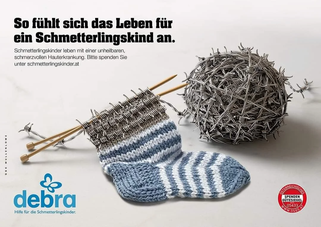 Unsere neue Kampagne f&uuml;r @debra_austria | Schmetterlingskinder ❤🦋 #debra #design #adsoftheworld