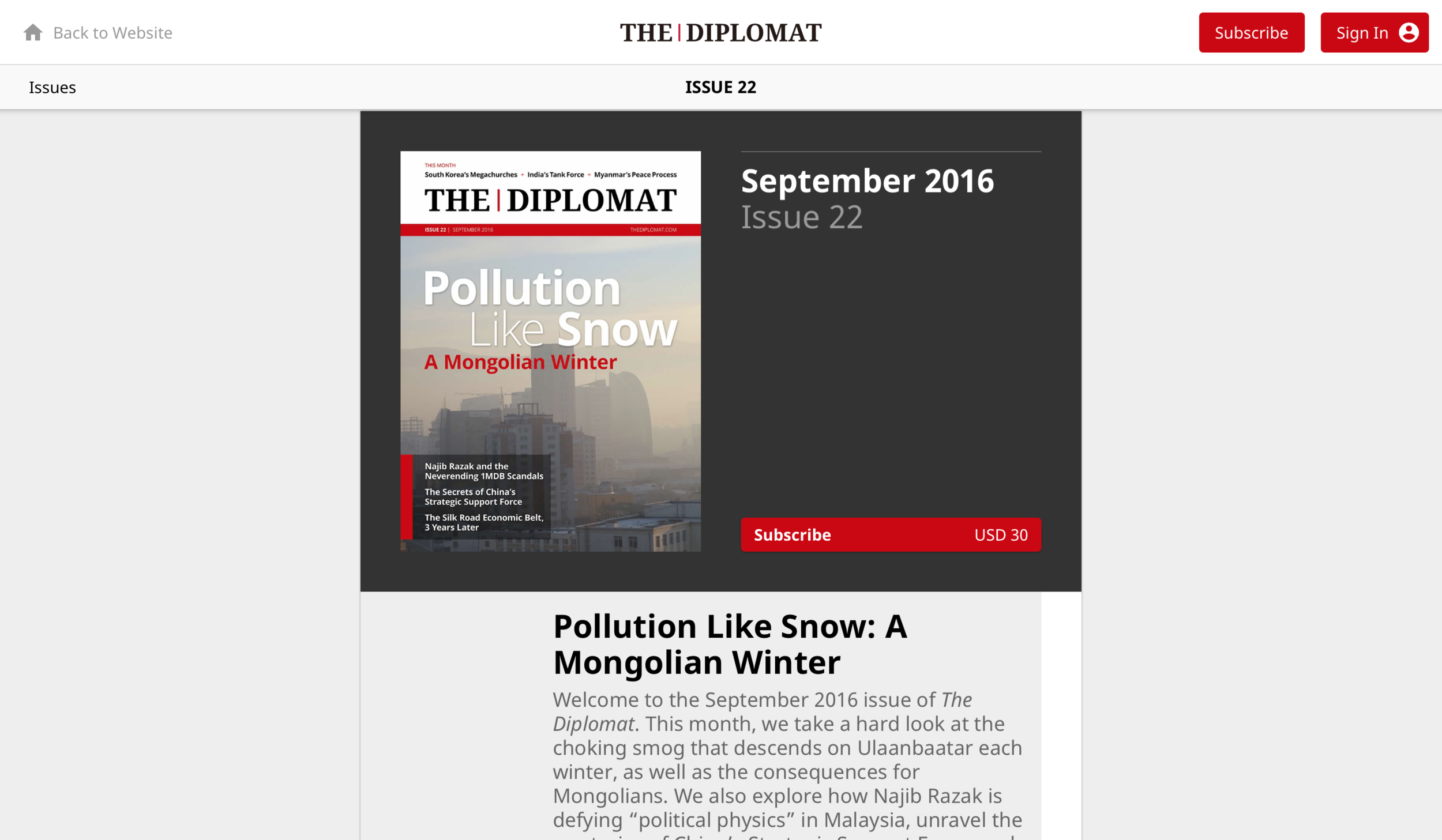 Pollution Like Snow: A Mongolian WinterThe Diplomat