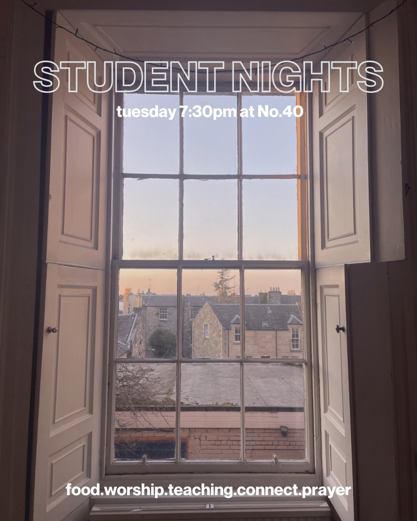✨STUDENT NIGHTS // final gathering of the term THIS TUESDAY✨

Every Tuesday at 7:30pm through the term we&rsquo;ve been gathering as students to eat together, worship, hear a word, spend time in connect groups and pray - and we&rsquo;ve absolutely lo