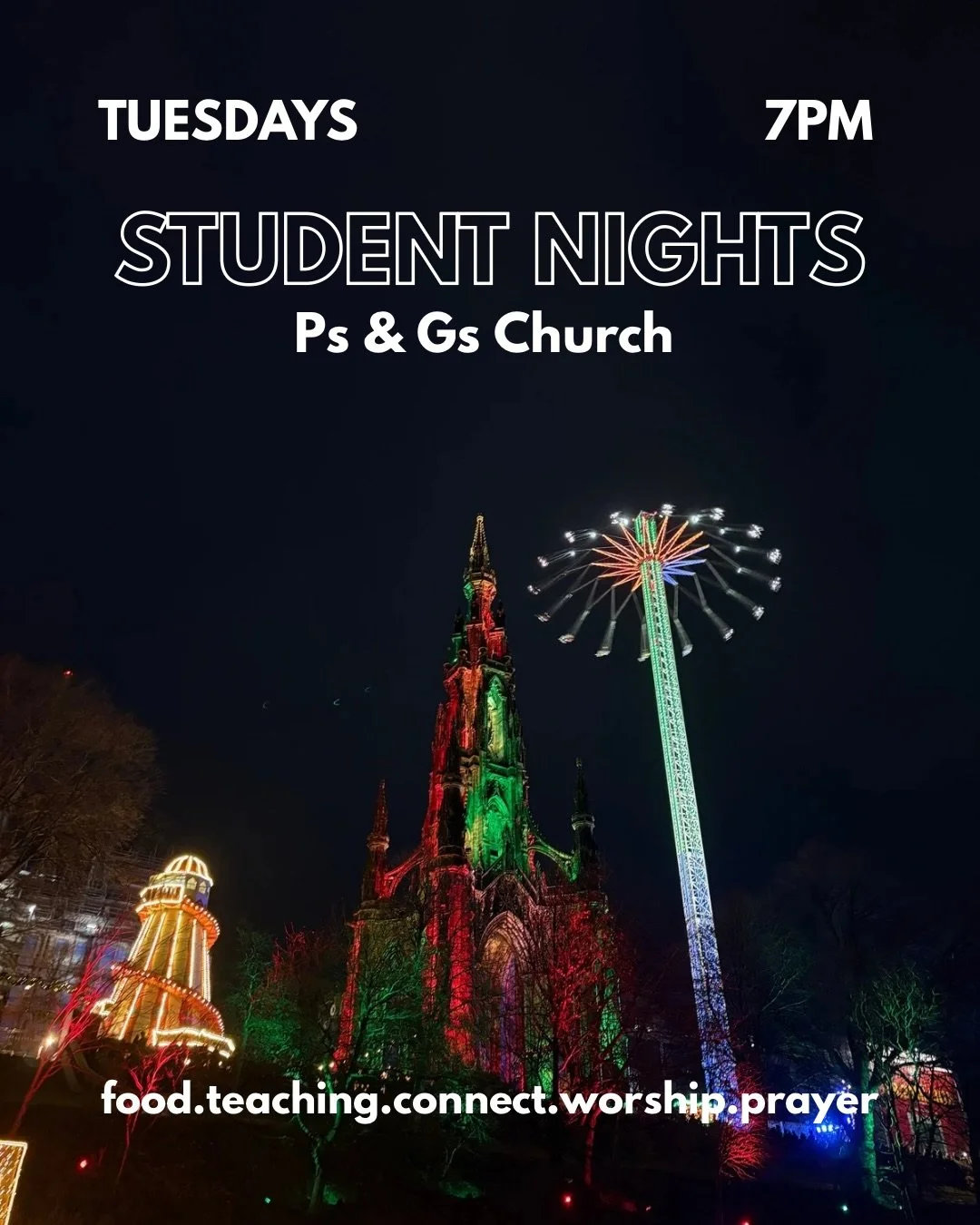 TONIGHT // It&rsquo;s the last Student Night of 2025!!! (Before our Christmas Party next week🎄) 

Why not take a break from exams and revision for the eve and join us for a night off in community together ☺️

Coming up this evening &hellip;.. 
Veggi