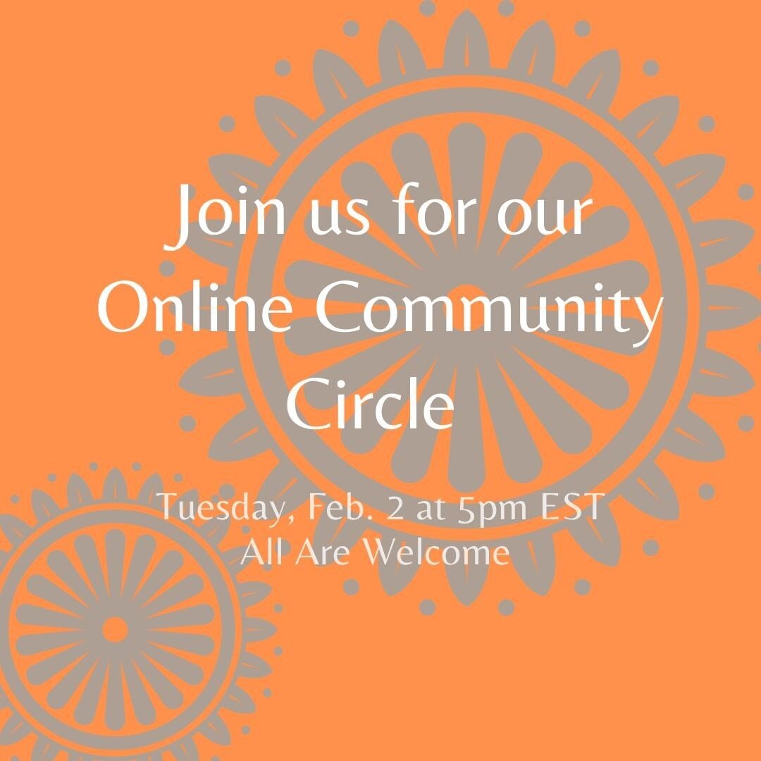 Join The Restorative Center this evening at 5pm EST as we gather for for our first community circle of 2021.⁠
⁠
All are welcome!⁠
⁠
RSVP at link in bio to join. ⁠
⁠
Circles facilitated by TRC trained circle keepers from around the country. A national