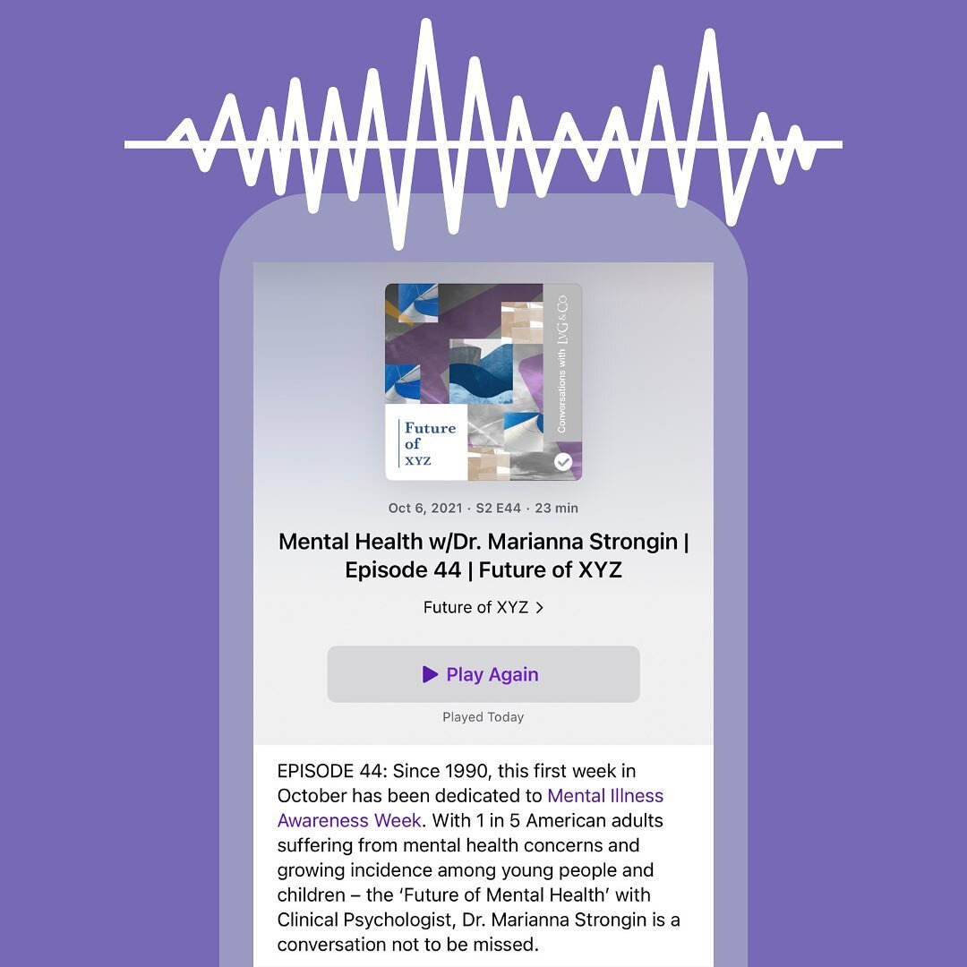 In honor of Mental Health Awareness Month, check out my podcast with @futureofxyz where we discuss all things mental health!