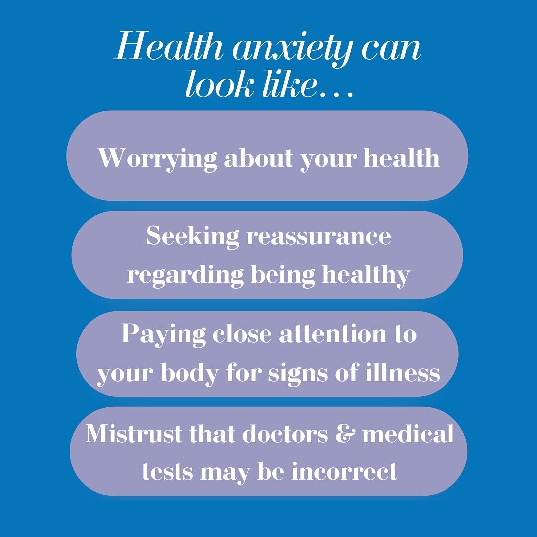 😷Is it COVID? Is it anxiety? Is it a common cold? Is it allergies? In the last year, our practice has seen an uptick in Health Anxiety. It's possible that anxiety related to COVID could be causing people to spend more time being attuned to their bod