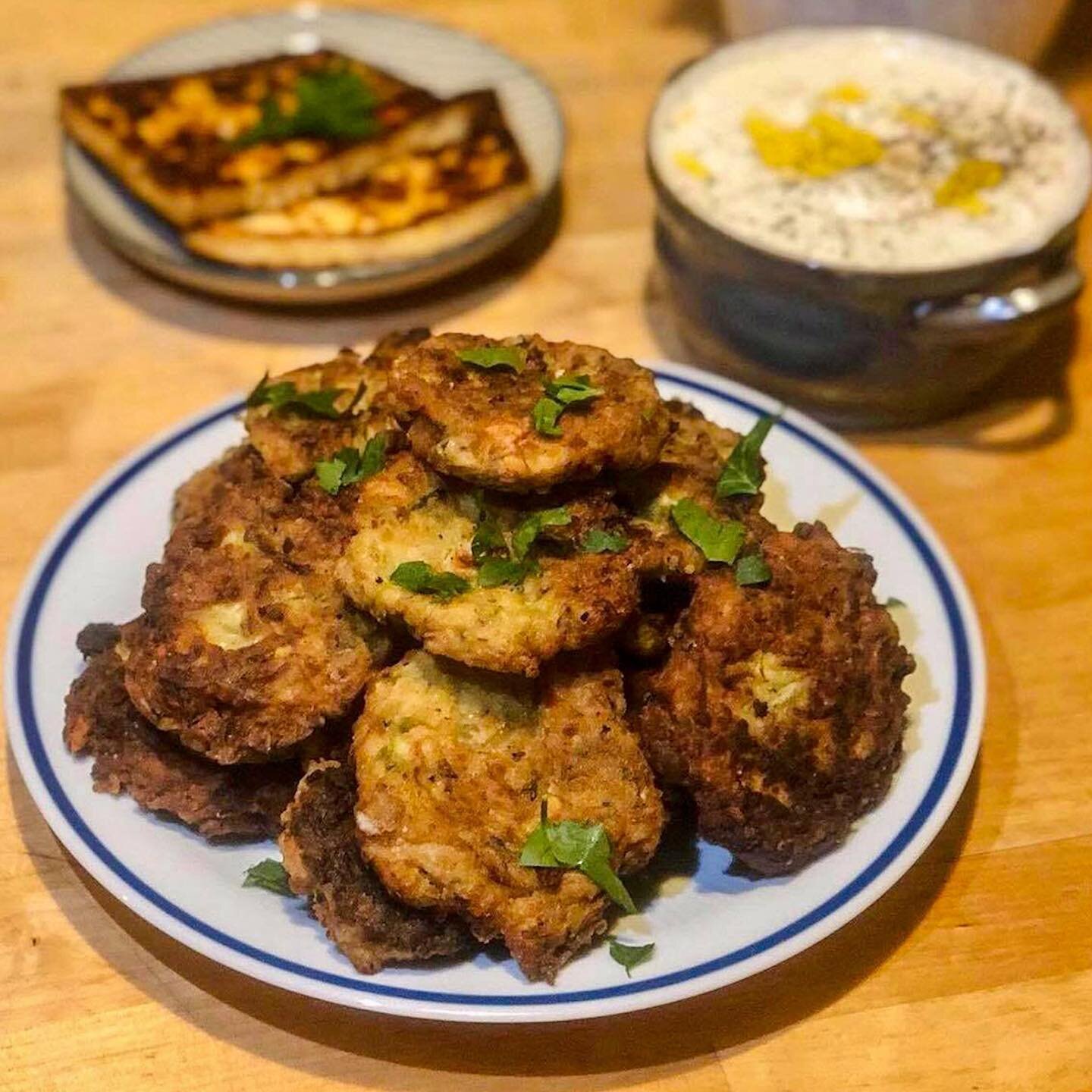 🇬🇷 #stayhome and visit Greece through these zucchini fritters from @triplevir.go: &ldquo;A lot of the food that I would eat back home in Greece, I wouldn&rsquo;t try to make by myself living abroad thinking that I will never do it half as good as m