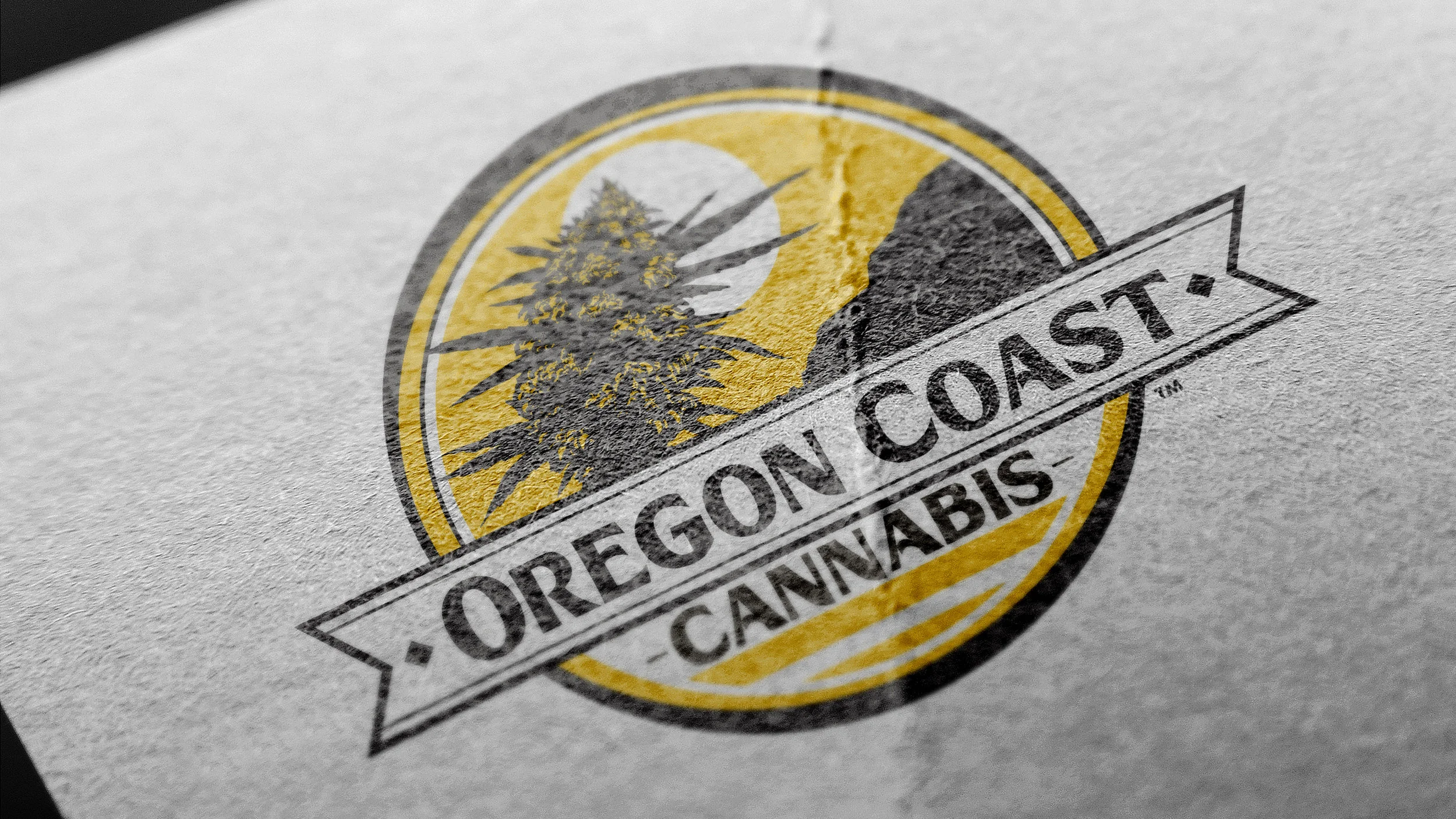 Oregon Coast Cannabis Logo Design
