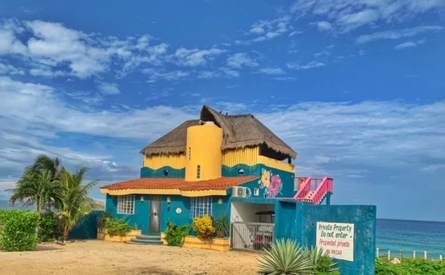 Colorful home on Isla Mujeres