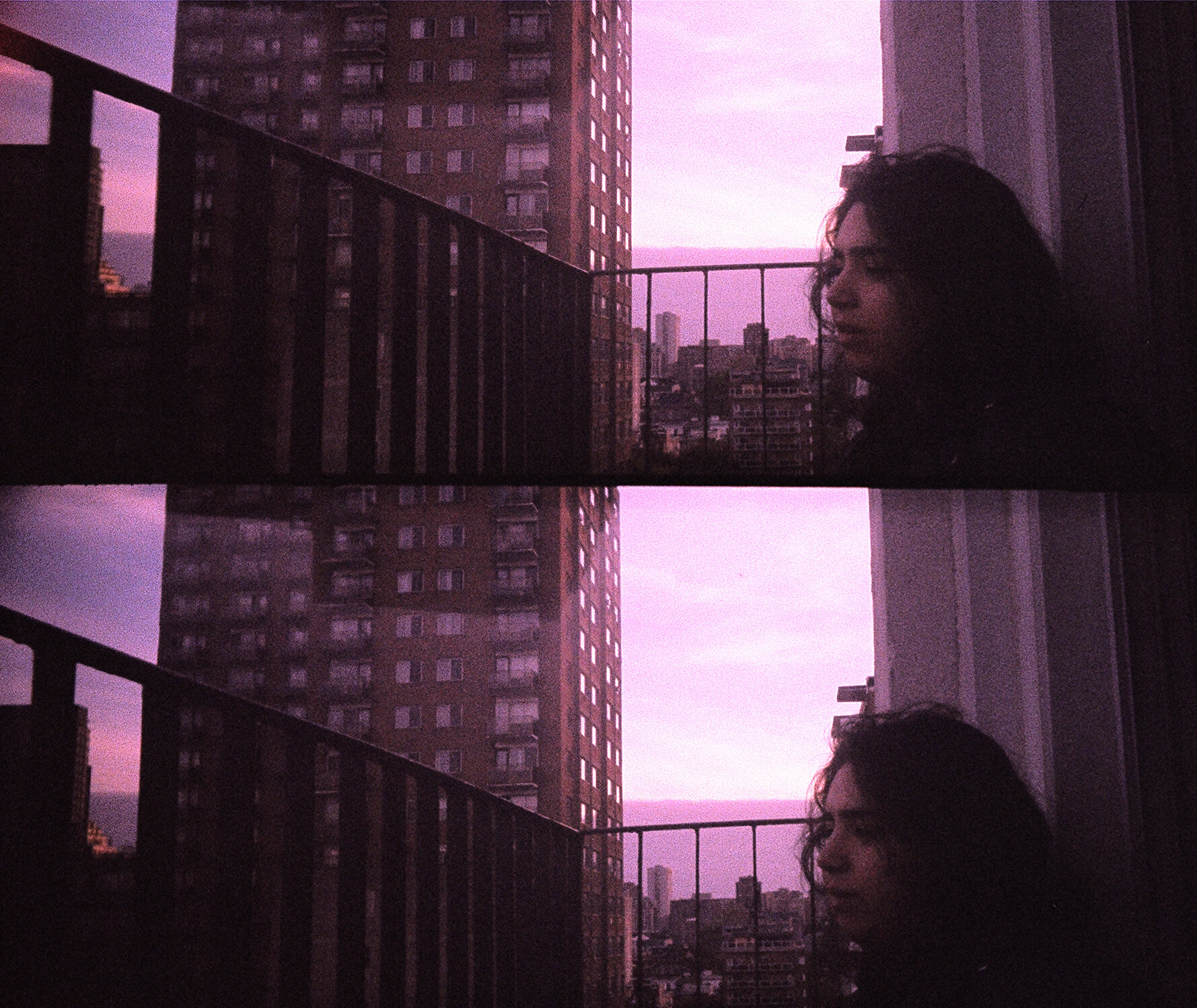 Yael on My Balcony, 2018