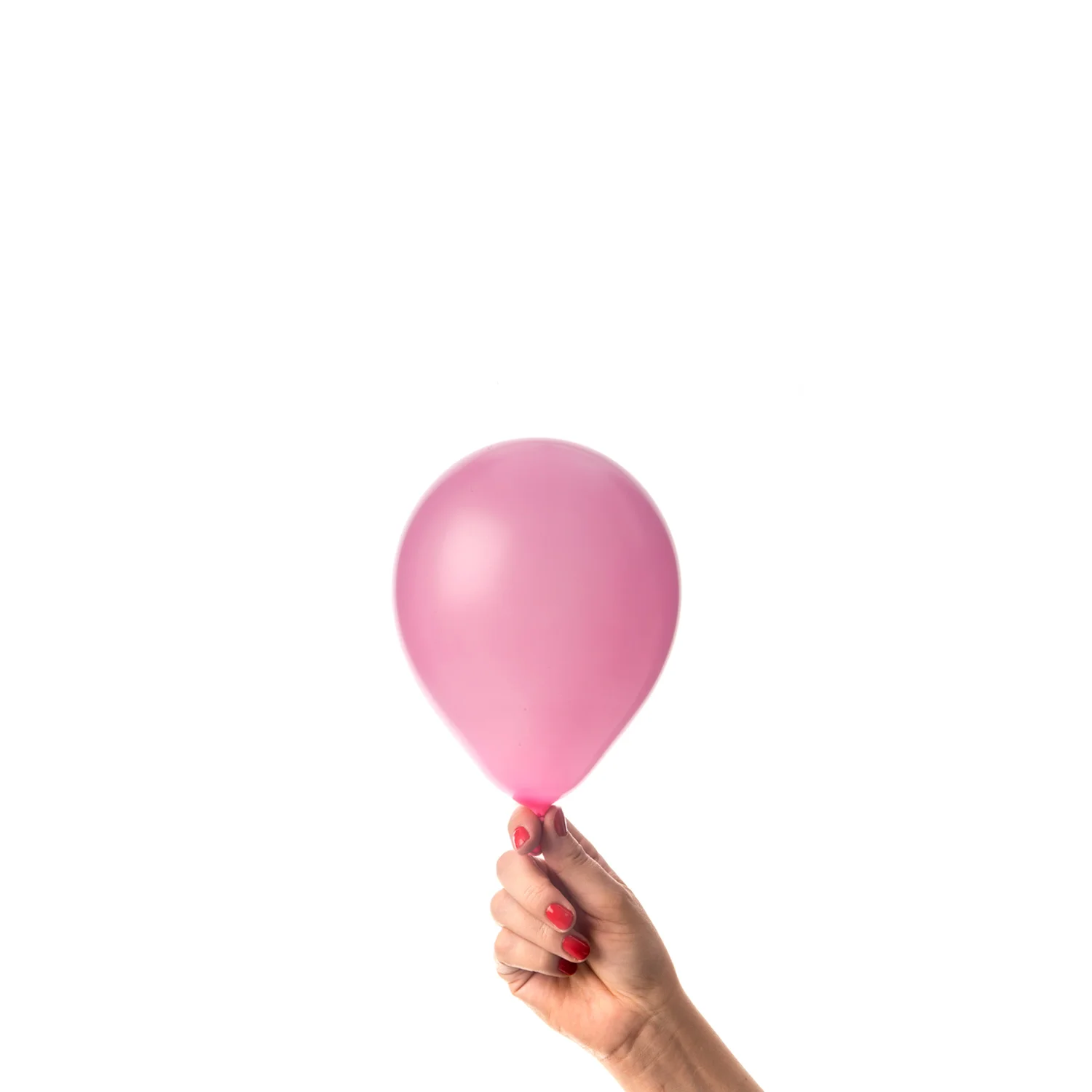 Rosa miniballong perfekt för mindre dekorationer