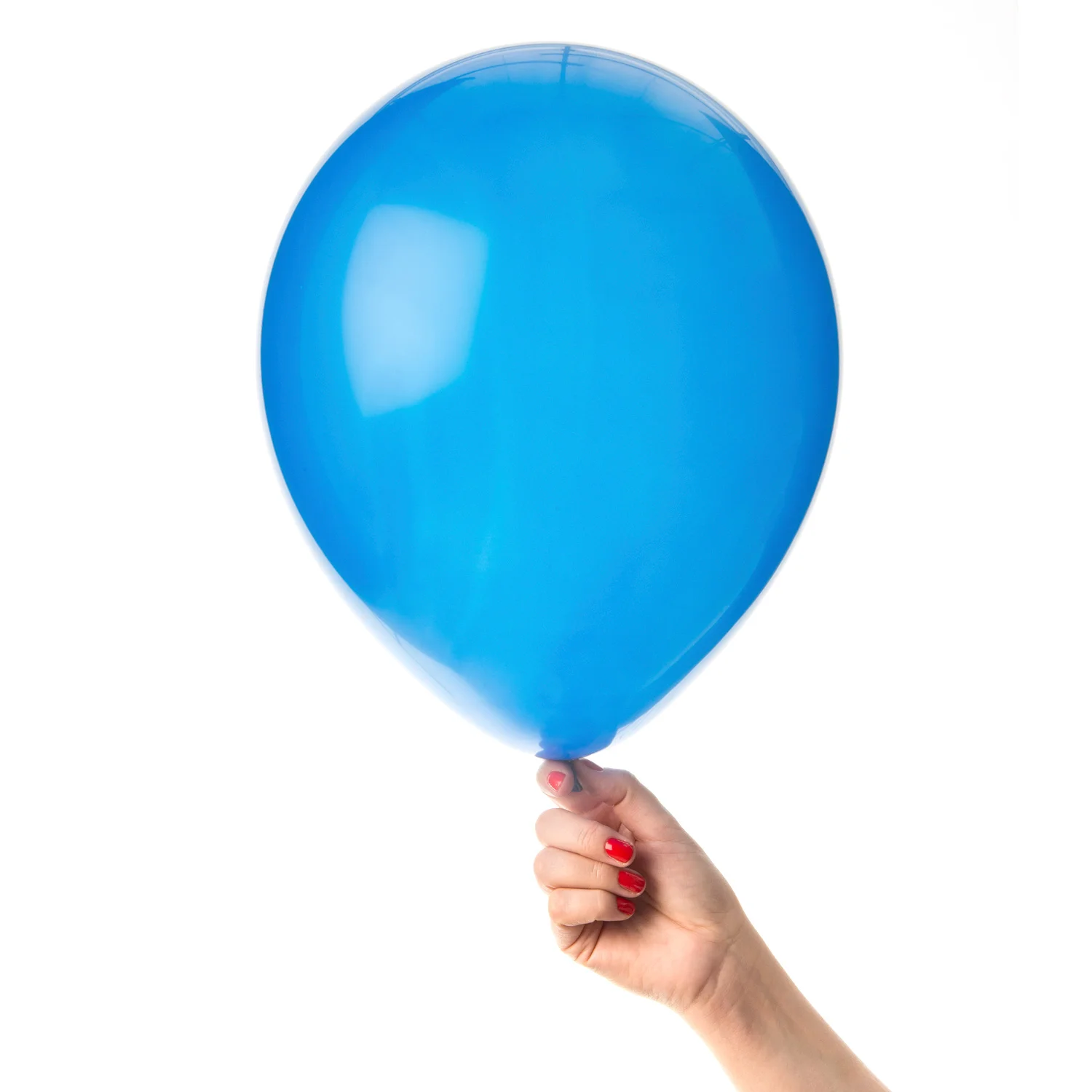 Blå ballong perfekt för dekoration på kalas och bröllop