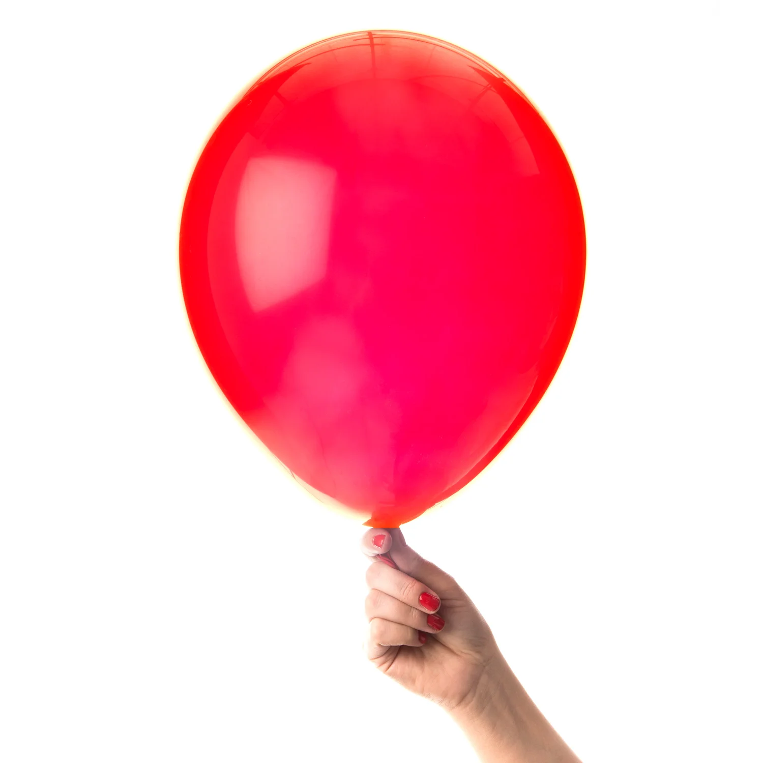 Röd ballong perfekt för dekoration på kalas och bröllop