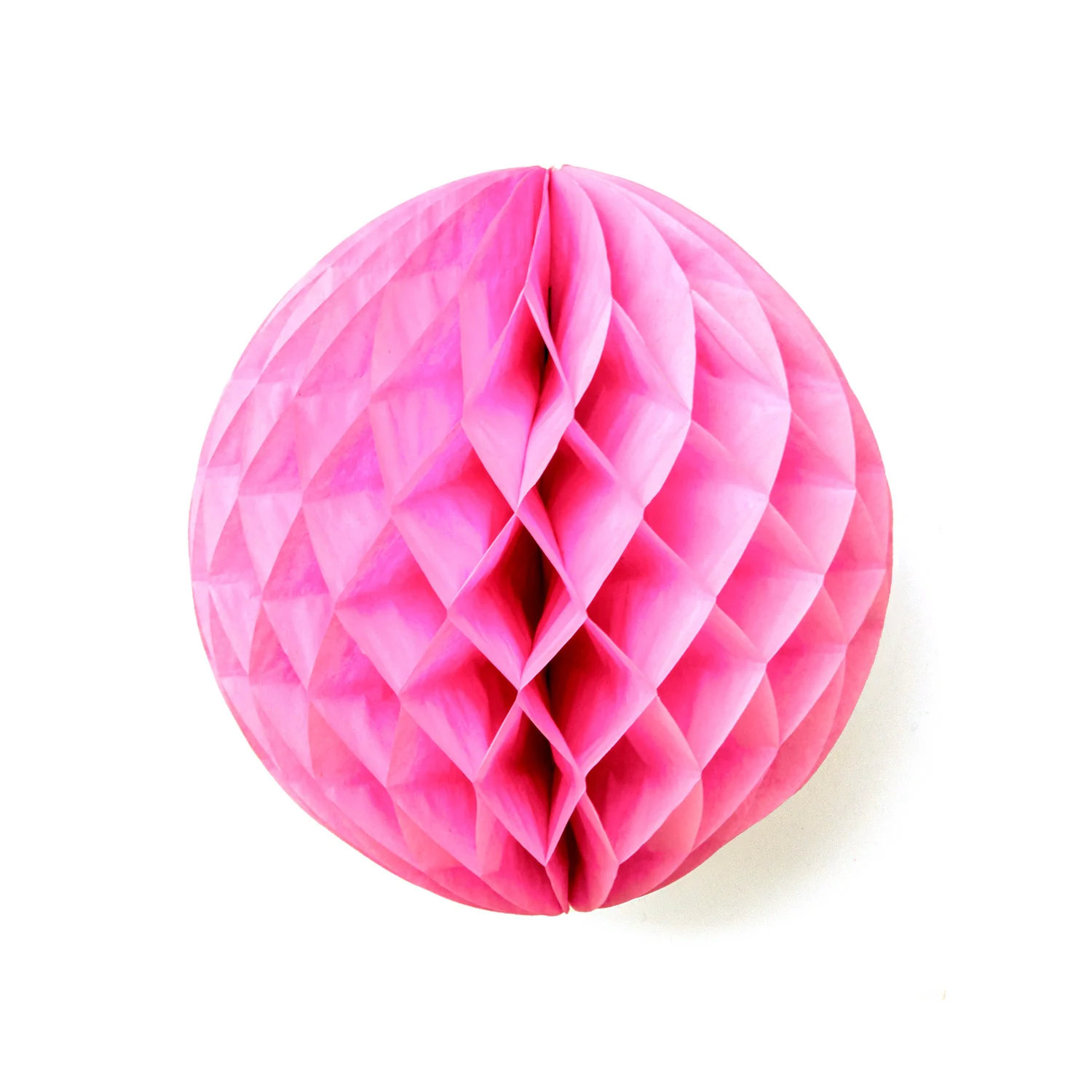 Skapa härliga dekorationer perfekta för bröllop och kalas med vår rosa mellan stora honeycomb-boll