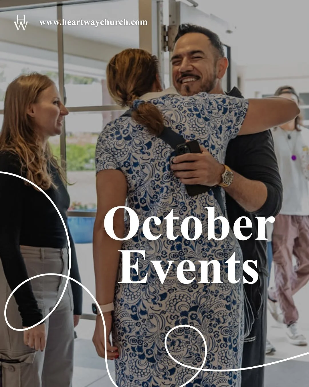 Lots of opportunities for us to gather this month. Let&rsquo;s do life together! 🖤 RSVP link for all events in our bio.