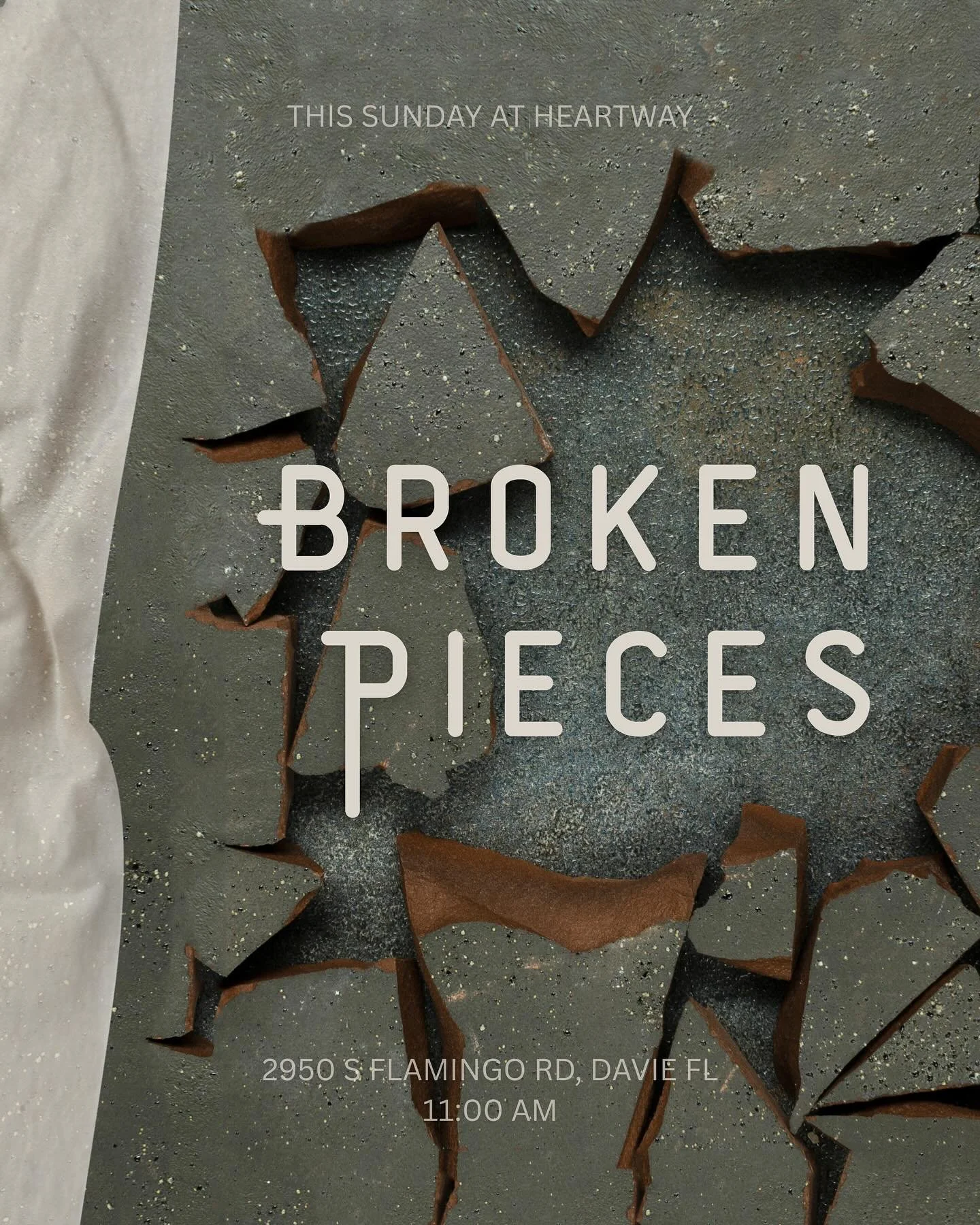 Even in our brokenness, God is still building 

This Sunday, we&rsquo;d love to have you! Join us as we lean into a powerful morning of worship &amp; a message for the heart.