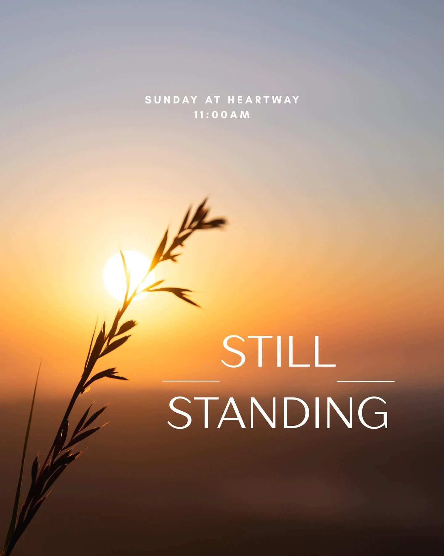 Some of us are still standing after things we never thought we&rsquo;d survive.

This Sunday at Heartway, we&rsquo;re talking about how God sustains us in our suffering &mdash; how His presence holds us steady when life feels anything but.

If you ne