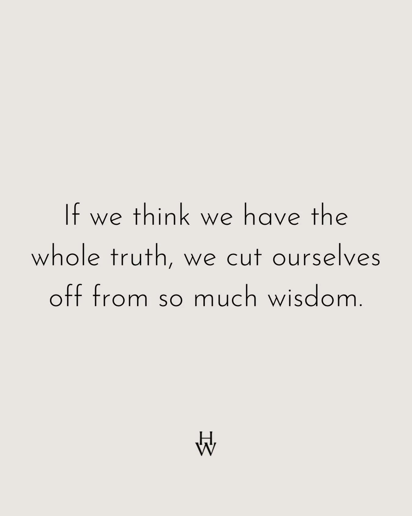 When we loosen our grip on being &ldquo;right,&rdquo; we make space to actually grow.

Faith isn&rsquo;t about having the whole truth,it&rsquo;s about staying open to what God might still be revealing.