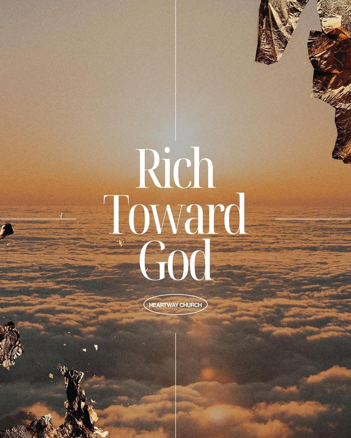 Sunday is coming.

Join us at Heartway as we explore what it means to be rich toward God&mdash;a life shaped not by what we accumulate, but by what we cultivate in our hearts.

Come as you are. We&rsquo;ll save you a seat.🖤