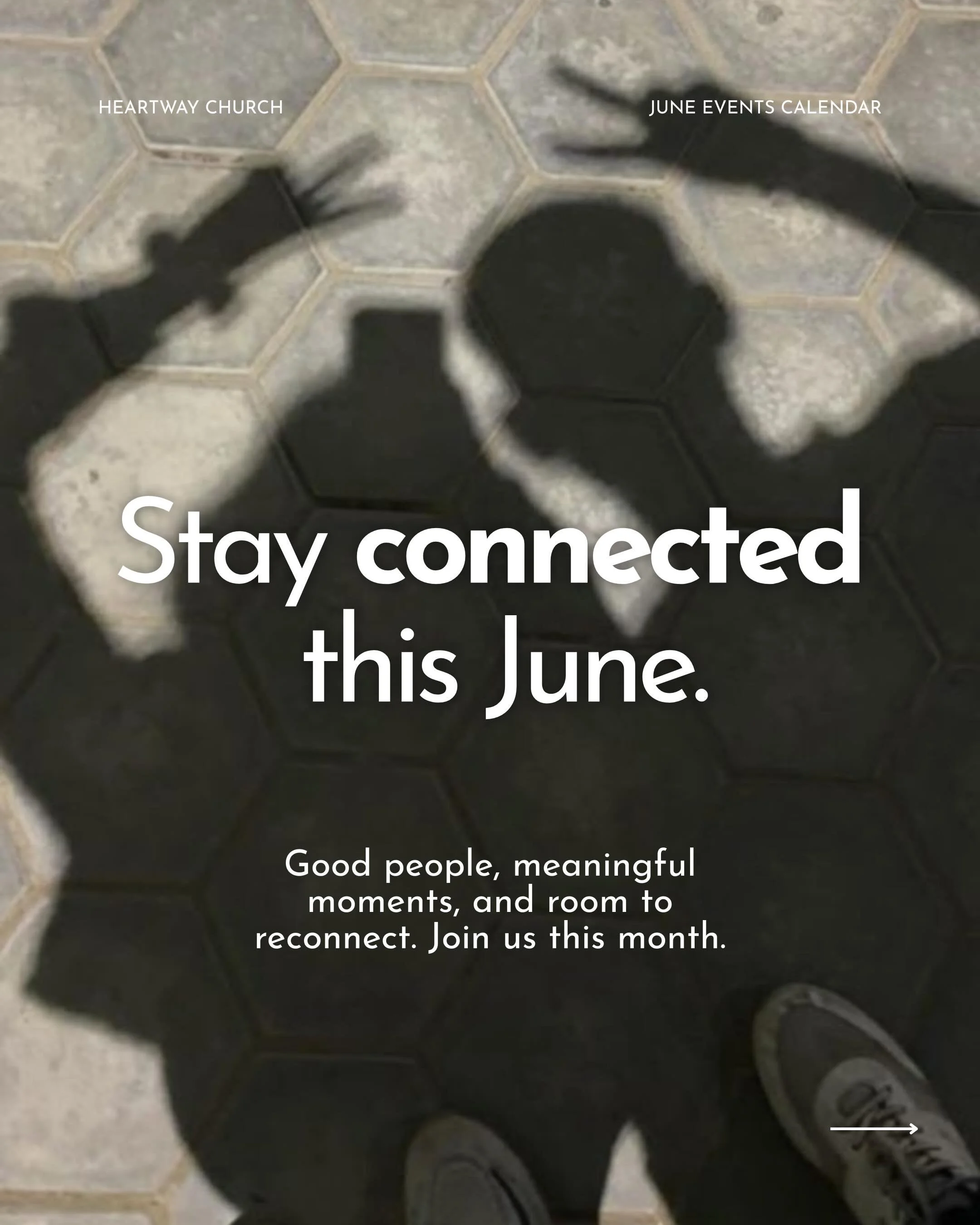 Summer is here, and there&rsquo;s a place for you at Heartway. 

From special events and gatherings to groups and serving opportunities, there are so many ways to get connected. We can&rsquo;t wait to see you there!

➡️ don&rsquo;t miss the last slid