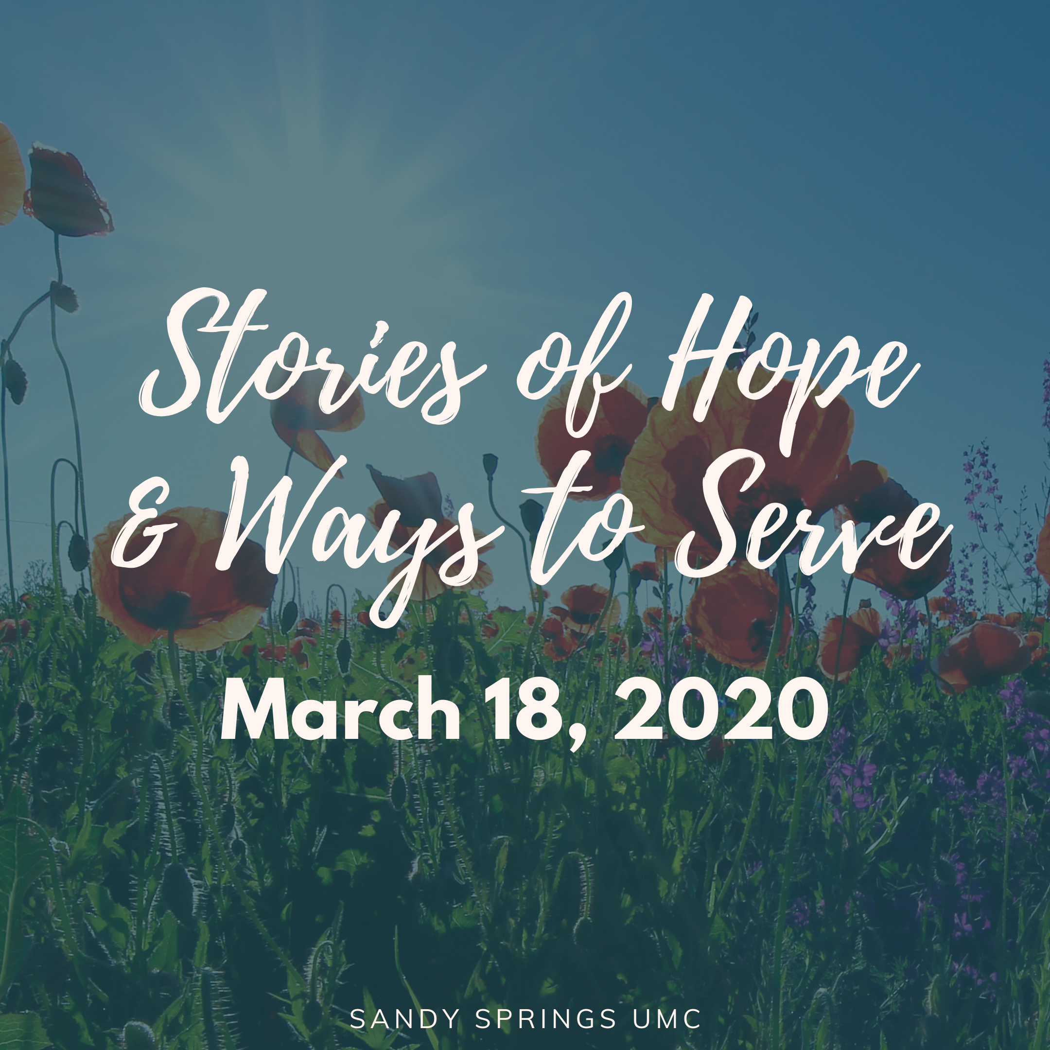 3/18/20 I Hope &amp; Service 