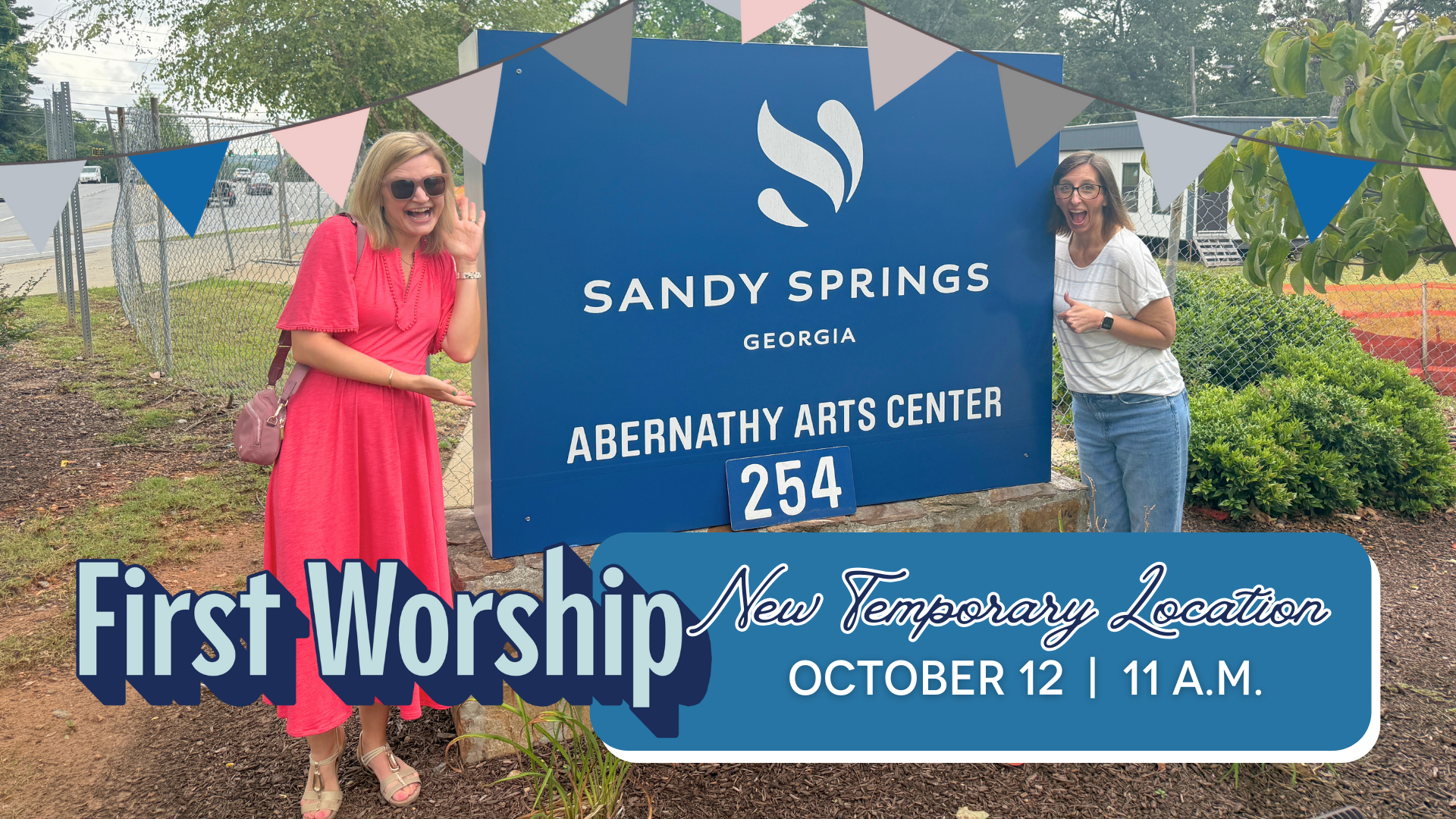 First Worship at Abernathy Arts Center